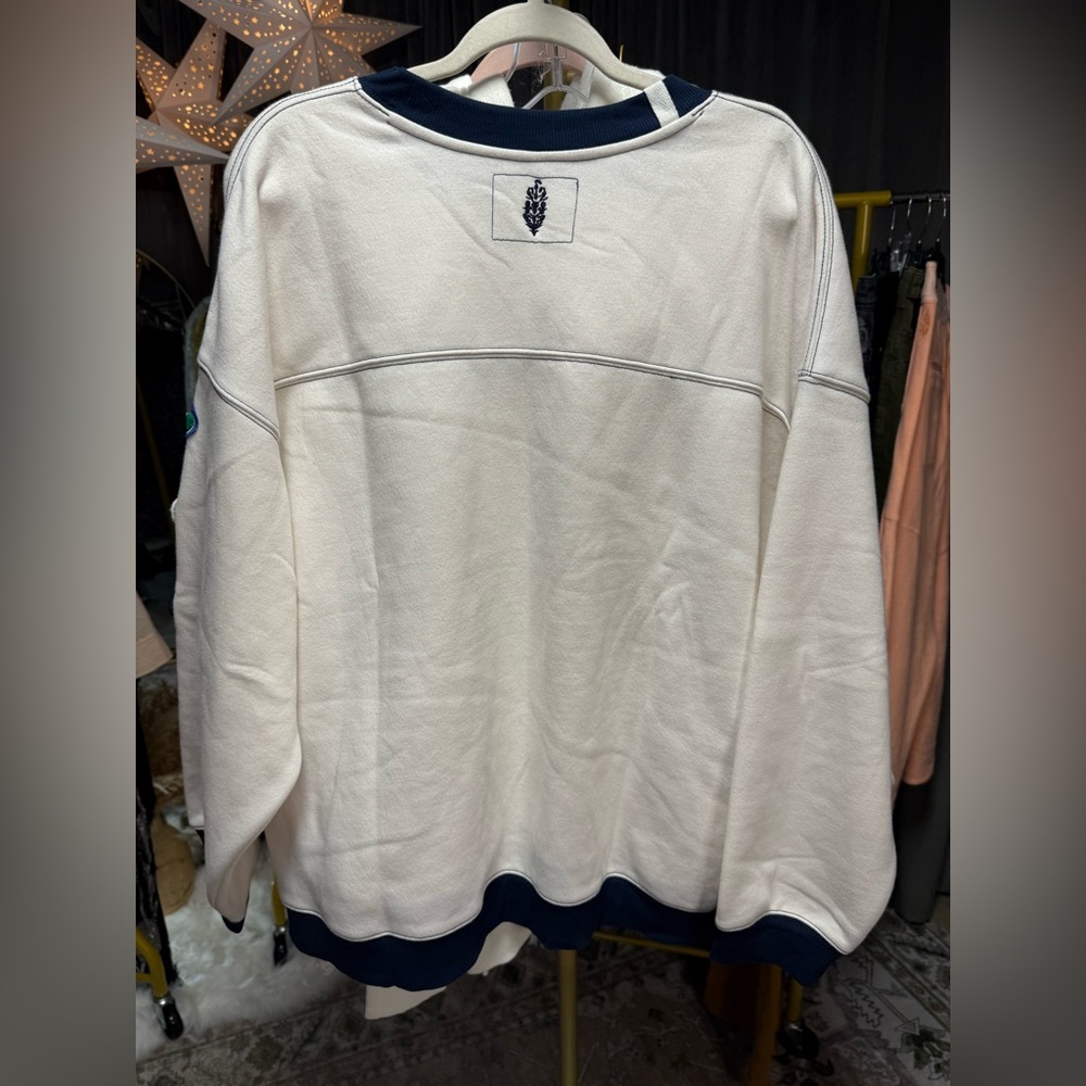 Free People FP Movement All Star Patch Pullover $128 MSRP NWOT - Picture 3 of 5